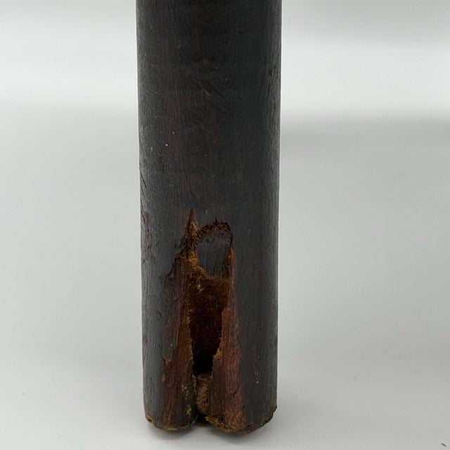 Early 20th Century Primitive Farmhouse Bench/Wooden Stool/Decorative Riser, Dark Patina For Sale - Image 5 of 7