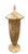 Vintage Hand-Carved Onyx Marble Covered Urn Vase For Sale In West Palm - Image 6 of 12