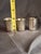 This is believed to be a rare and exceptional matching set of three (3) antique French silver Kiddush cup beakers or shot...