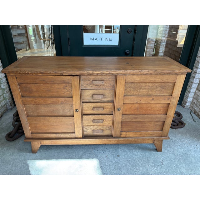 Mid-Century Modern 1940s Rene Gabriel Sideboard For Sale - Image 3 of 18
