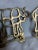 Brass Elephant Bookends For Sale - Image 6 of 9