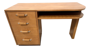 20th Century Desk in Maple Wood Veneer