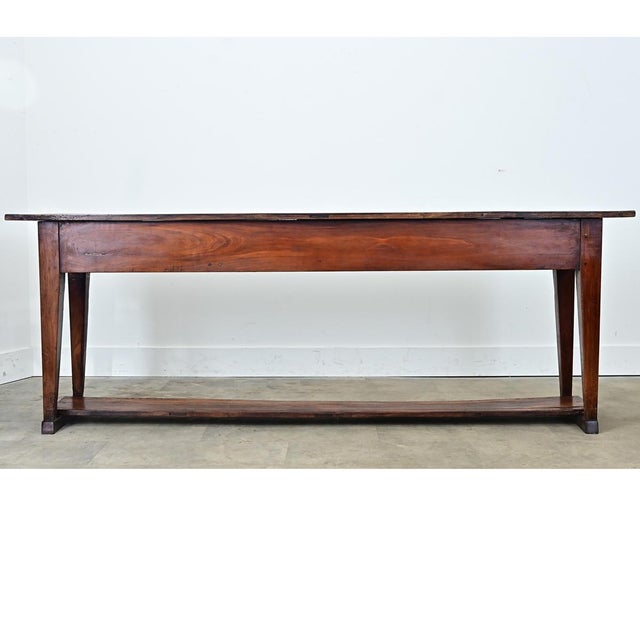French 19th Century Walnut Console For Sale - Image 10 of 11