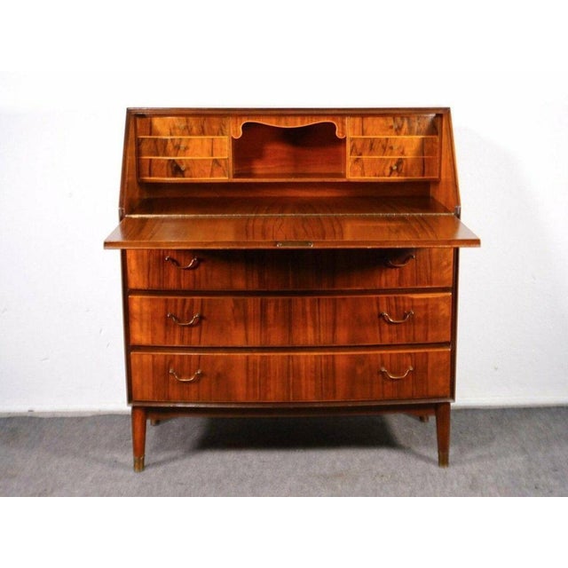 Vintage Slanted Flap Secretary For Sale - Image 6 of 16