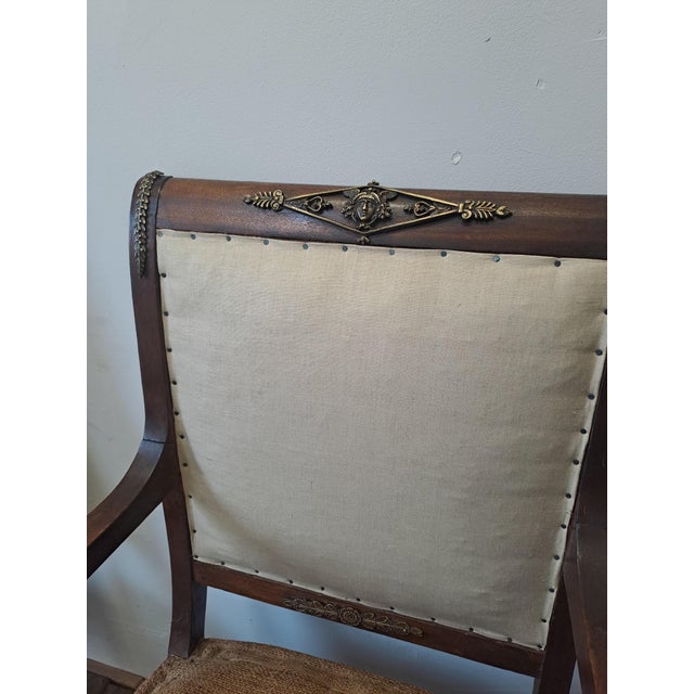 French Empire Style Armchairs, 1900, Set of 2 For Sale - Image 4 of 9