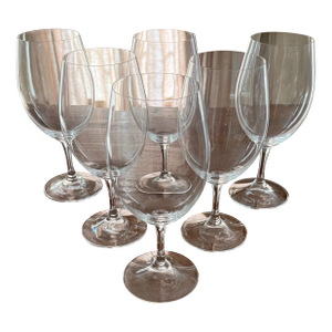 Set of Six Reidel Wine Glasses