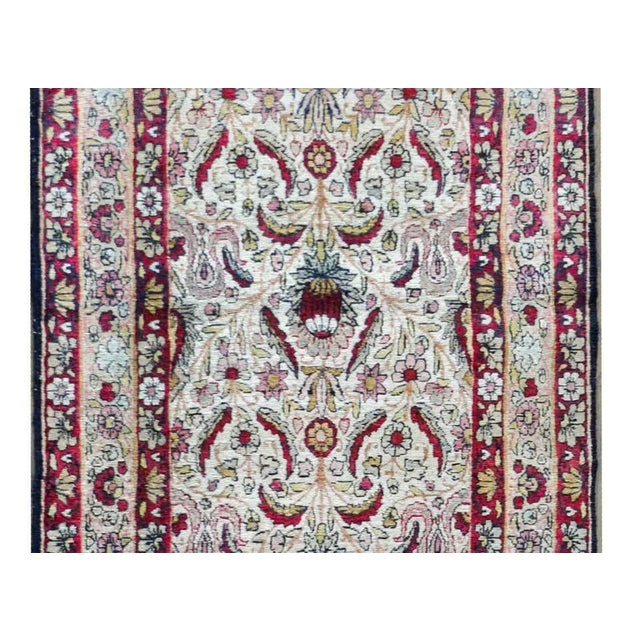 1900 - 1909 Early 20th Century Lavar Kirman Runner For Sale - Image 5 of 13