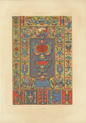 Baurin after Albert Racinet, LXIII of L’Ornement Polychrome, 1869, Paper
