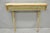 Vintage French Provincial Louis XVI Distress Cream Painted Wall Console Table For Sale - Image 13 of 15