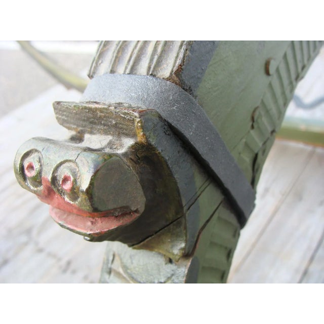 Antique Iron Sled For Sale - Image 15 of 18