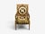 Louis Xvi, French Arm Chair, Versace Fabric, Giltwood, France, 1960s For Sale - Image 9 of 17
