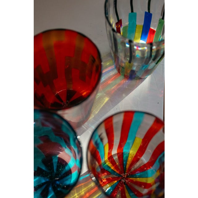 Murano Glass Tequila Cups by Angelo Ballarin for Ribes Studio, 2004, Set of 6 For Sale - Image 18 of 18