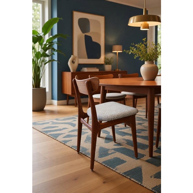 1970s Danish Teak Dining Chairs by Schiønning & Elgaard for Randers Møbelfabrik, 1960s, Set of 6 For Sale - Image 5 of 12
