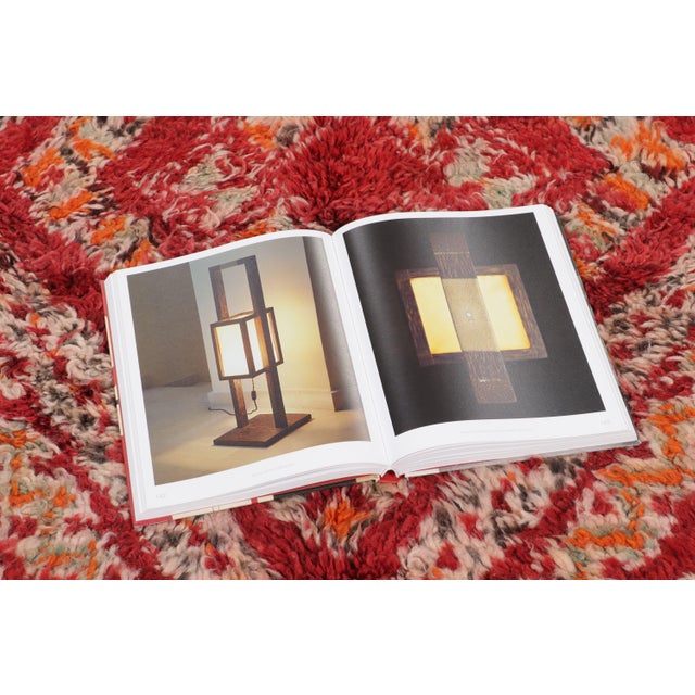 Brick Red Vintage Moroccan Berber Shag Wool Rug With Diamond Grid by Rug & Kilim, 1950-1959 For Sale - Image 8 of 9