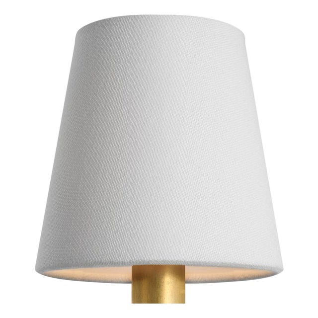 Visual Comfort Signature 5" Linen Soft Empire Shade For Sale