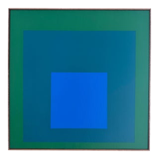 Contemporary Bauhaus Style Painting, Framed For Sale