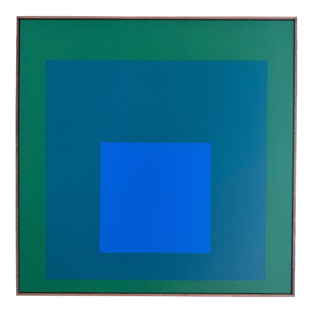 Contemporary Bauhaus Style Painting, Framed For Sale