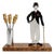 1930s Sudre Art Deco Charlie Chaplin Tramp Cocktail Hors d'Oeuvres Picks Set, Unsigned- 7 Pieces For Sale
