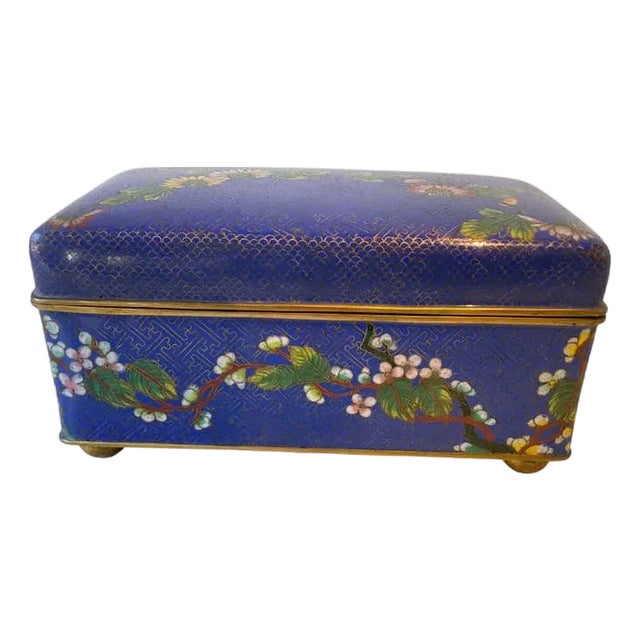 1980s Chinese Enamel Box For Sale