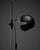 Adjustable Space Age Black & Chrome "Eyeball" Floor Lamp from the 1960s. Enhance your reading nook with this sleek,...