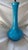 Sky Blue MCM Azure Ceramic Crackle Glaze Lamp For Sale - Image 8 of 8