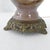Antique Electrified Ceramic, Bronze and Glass Kerosene Lamp, Late 19th Century For Sale - Image 6 of 12