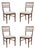 Set of 4 Paul McCobb Mid-Century Sculptural Walnut Dining Chairs by Directional For Sale