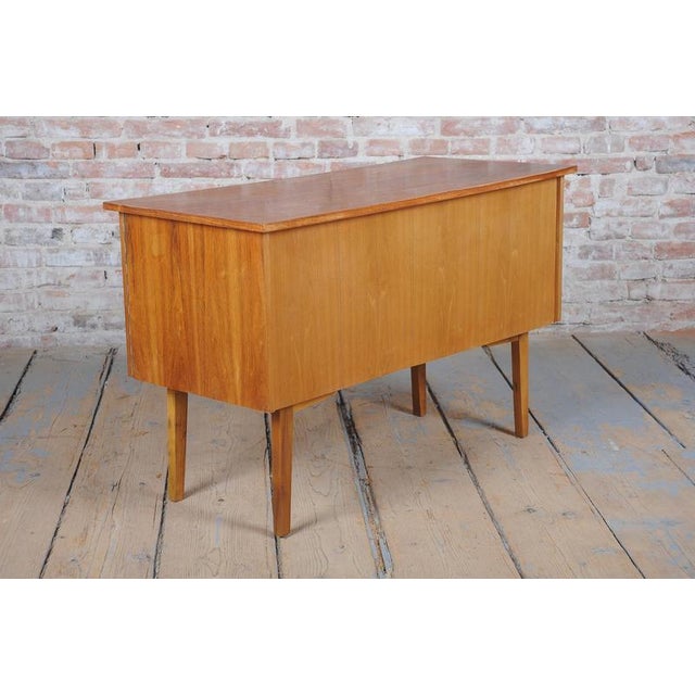 Mid-Century Modern Writing Desk in Walnut, Czech, 1950 For Sale - Image 4 of 13