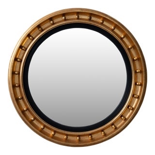 Regency Style Convex Bullseye Mirror For Sale
