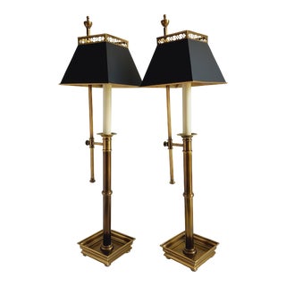 Ethan Allen Bouillote Style Buffet Lamps-A Pair For Sale