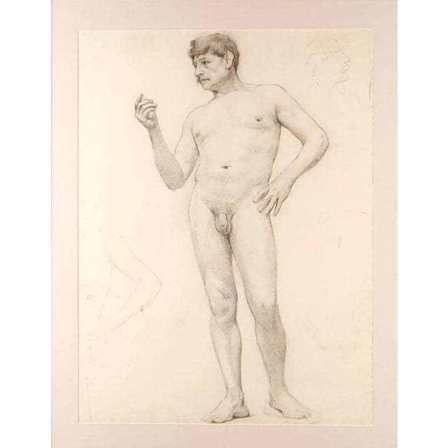 An École des Beaux-Arts academic study, France, 19th century.