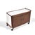 This beautiful and highly functional design by John Kapel has a walnut case with a white mica expanding top and terrific...