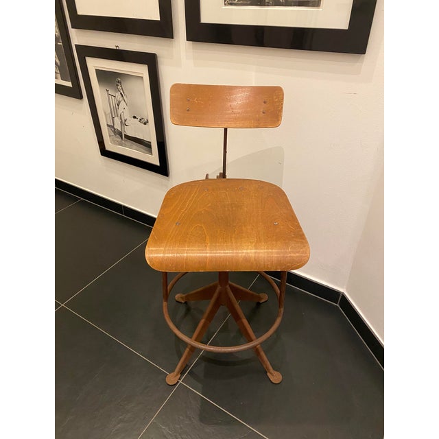 Vintage French Desk Chair by Jean Prouvé, 1940 For Sale - Image 15 of 18