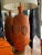 The Marbro Lamp Company Orange Lava Glazed Ceramic Lamps - a Pair For Sale - Image 4 of 13