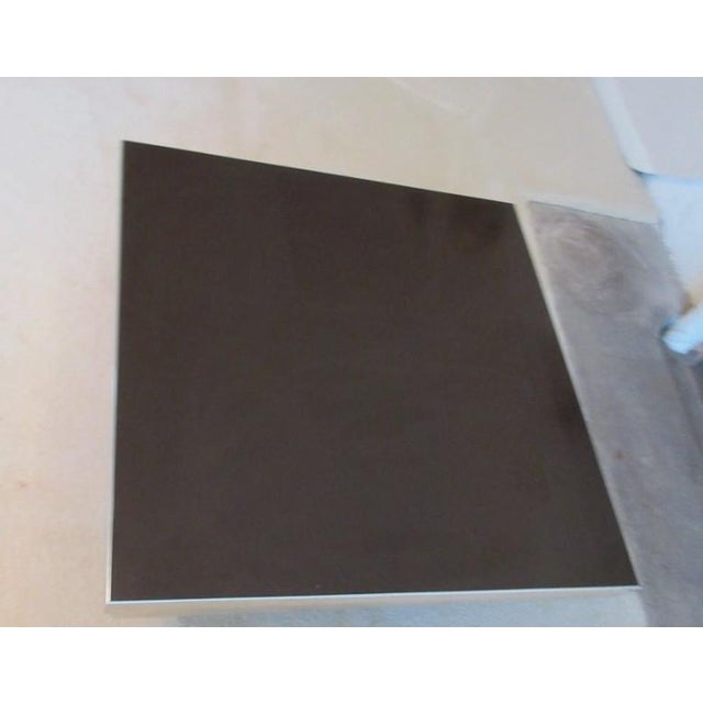 30 x 30 x 15. Great shape tight and sturdy. minor wear and scratches and scuffs. Please see photos as they are considered...