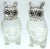 Early 20th Century Austrian Art Deco 'Rock Crystal' & Sterling Owl Salt & Pepper Shakers - a Pair For Sale - Image 5 of 12