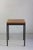 Wood Small Square Side Table in Tubular Steel and Teak, 1960s For Sale - Image 7 of 7