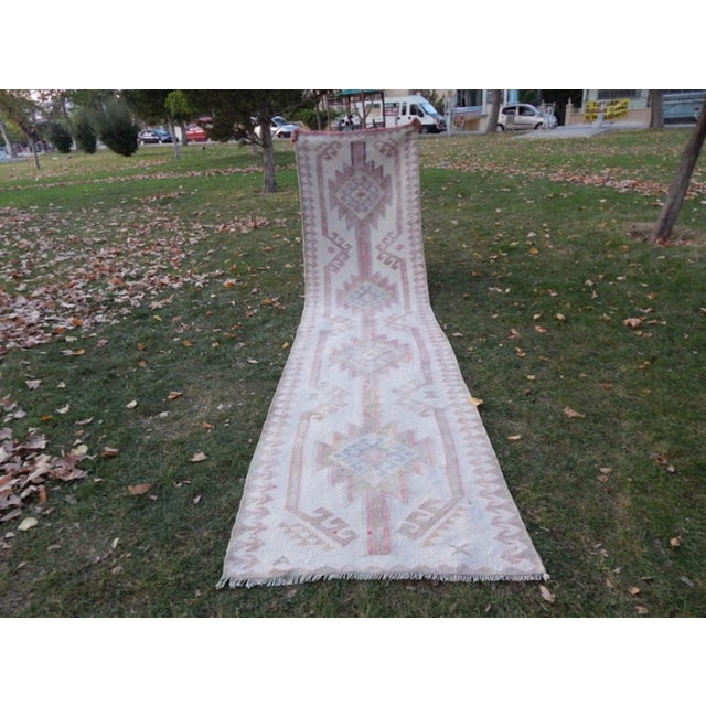 Boucherouite Style Turkish Herki Rug For Sale - Image 11 of 13