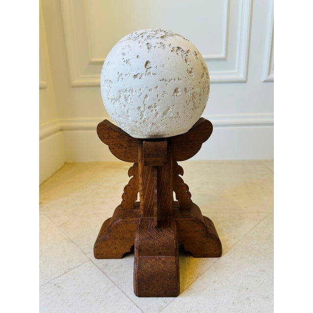 1970s Vintage 1970’s Carved Wood Plinth For Sale - Image 5 of 13
