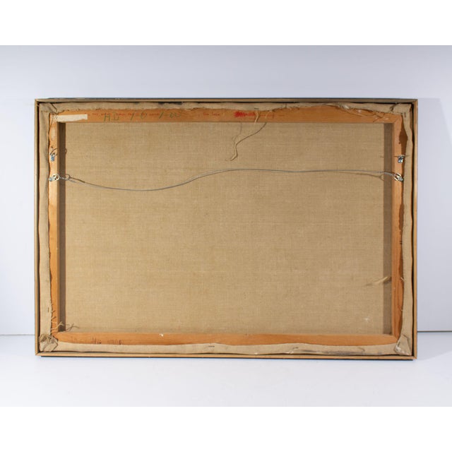 1966 “All Thy Works Shall Praise Thy Name” Oil on Canvas Painting by William Arthur Lewis For Sale - Image 9 of 10