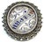 Russian Silver and Enamel "Mizpah" Sentimental Brooch, Judaica Interest, C. 1885 For Sale - Image 10 of 18