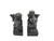 1920s Antique Paiwan Aboriginal Man and Woman Hand-Carved Bookends - a Pair For Sale - Image 5 of 11