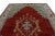 Tribal 1960s Green & Red Wool Oushak Rug For Sale - Image 3 of 6