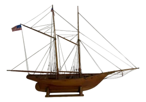 Fine Model of the Fishing Schooner Columbia