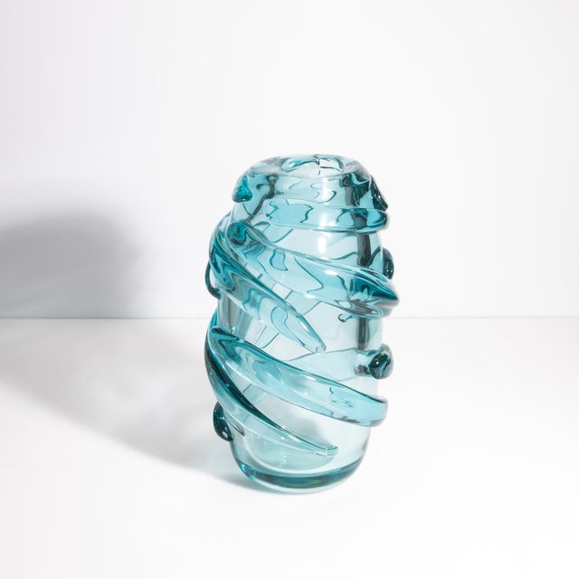 Presenting an exceptional Murano vase, a masterpiece of unparalleled luxury and craftsmanship, conceived and meticulously...