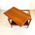 Wood Mid-Century Modern Teak Folding Side Table or Serving Trolley with Brass Fittings attributed to Arrebo Mobler, Denmark, 1960s For Sale - Image 7 of 18