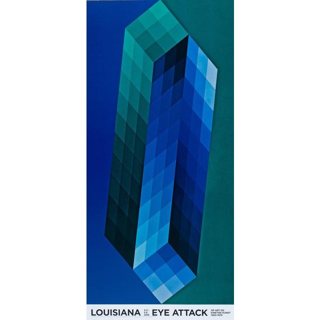 Victor Vasarely Eye Attack Poster For Sale - Image 6 of 6