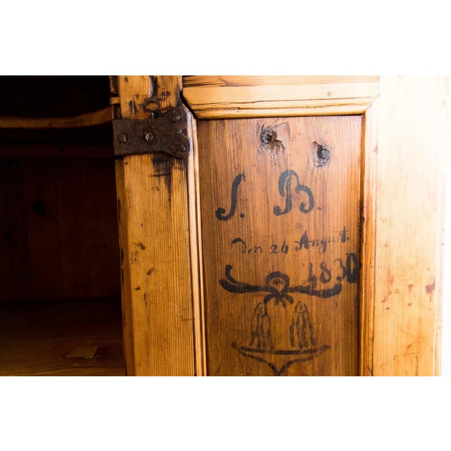 Baltic Pine Armoire, 1830 For Sale - Image 5 of 16