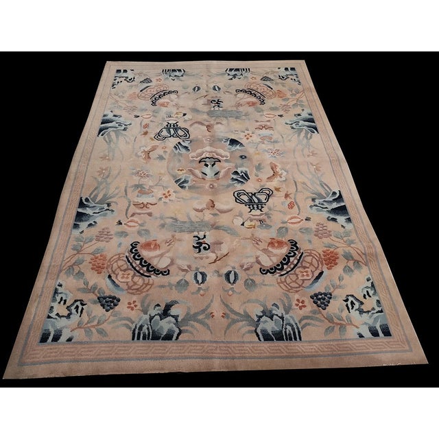 1930s Chinese Art Deco Carpet ( 5'9" X 8'9" - 175 X 265 ) For Sale - Image 4 of 6