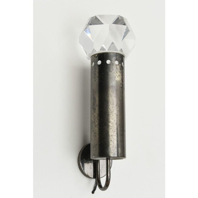 Brass and Acrylic Glass Wall Lights by Gaetano Sciolari for Sciolari, 1970s, Set of 2, in Very Good conditions. Designed...